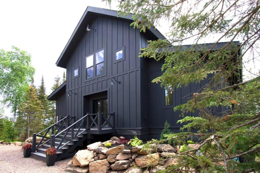 New Rustic Modern Cabin At Lutsen Mountains Eksteriør bilde